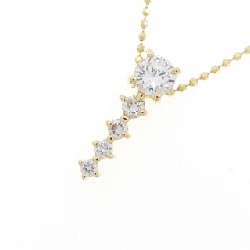 K18YG Dây chuyền kim cương 0.319CT - Hàng hiệu Authentic 860374