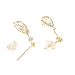 K18YG Đá mặt trăng Bông tai - Hàng hiệu Chính hãng 869819