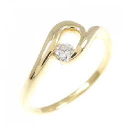 Nhẫn kim cương K18YG 0.10CT - Hàng hiệu chính hãng