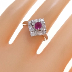Nhẫn Ruby PT900 0.37CT - Hàng hiệu Chính hãng 851860