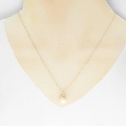 K18YG Ngọc trai Akoya Dây chuyền 8mm - Hàng hiệu Chính hãng 858036