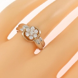 Nhẫn kim cương hoa K18WG/K18PG 0.37CT 668815