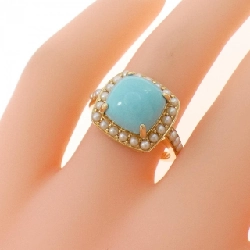 Nhẫn Turquoise K18YG 3.6CT - Hàng hiệu Chính hãng 850930