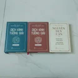 Bộ sách Kinh Dịch Tường Giải- Nguyễn Duy Cần ( 3 cạnh mạ nhũ vàng)