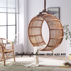 Ghế xích đu mây tròn treo trần nhà 509174