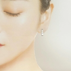 K14WG Bông tai kim cương dạng vòng - Hàng hiệu Chính hãng 864735