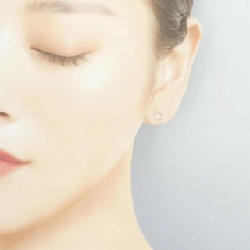 K18WG Bông tai kim cương 0.09CT một bên - Hàng hiệu Authentic 863591