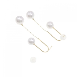 K18YG Bông tai ngọc trai Akoya - Hàng hiệu Chính hãng 872005