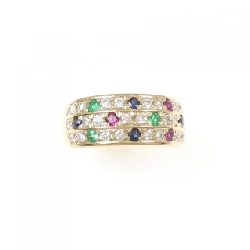 Nhẫn đá màu K18YG - Hàng hiệu Authentic 846732