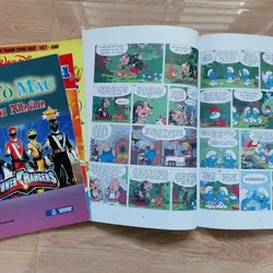 Combo 4 Quyển - Truyện Tranh (2) - Vịt Donald - Xì Trum - Sách Tô Màu 560289