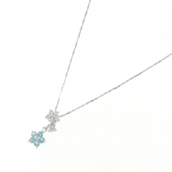 K18WG Hoa Tourmaline Dây Chuyền 0.14CT - Hàng hiệu Chính hãng 861181