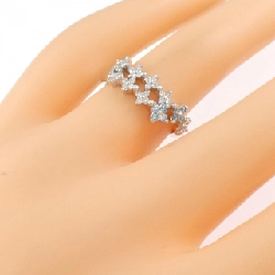 Nhẫn kim cương hoa K18WG 0.34CT - Hàng hiệu Authentic 852638