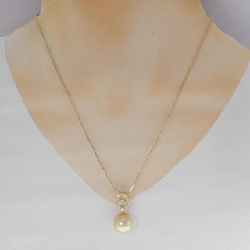 K18YG Ngọc trai trắng 13.2mm - Hàng hiệu Chính hãng 855744