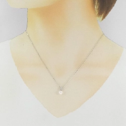 K18WG Dây chuyền ngọc trai Akoya 6.3mm - Hàng hiệu Chính hãng 856447