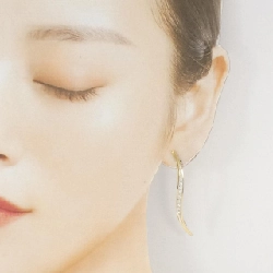 K18YG/K18WG Bông tai kim cương - Hàng hiệu Authentic 865265