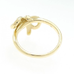 Nhẫn kim cương hình ruy băng K18YG - Hàng hiệu Chính hãng 853405