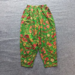 Bộ mặc nhà họa tiết hoa xanh 932348