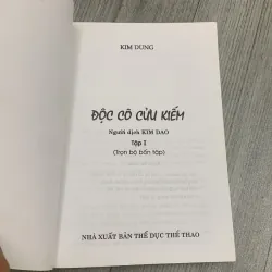 Độc cô cửu kiếm - kim dung. Bộ 4 cuốn. 2a4 1009538