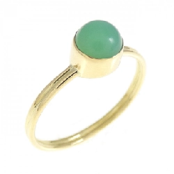 Nhẫn Chalcedony 750YG