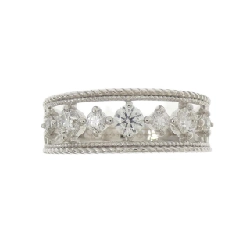 Nhẫn kim cương K18WG 0.46CT - Hàng hiệu Authentic 853385