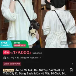 Âos sơ mi nữ kiểu dáng thanh lịch , dễ thương 