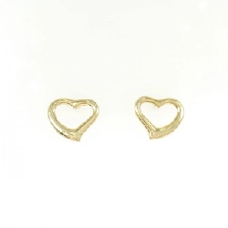 K18YG Bông tai hình trái tim - Hàng hiệu Chính hãng