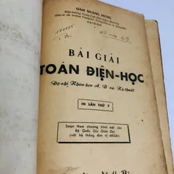 BÀI GIẢI TOÁN ĐIỆN HỌC (Đệ Nhị A,B & Kỹ Thuật) – Đàm Quang Hưng 718009