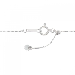 K18WG Dây chuyền kim cương hình trái tim 0.20CT - Hàng hiệu Chính hãng 868257