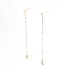 K18PG Bông tai kim cương 0.12CT - Hàng hiệu Chính hãng 868888