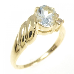 Nhẫn Aquamarine K18YG 0.67CT