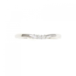 Nhẫn kim cương ba viên PT900 0.03CT - Hàng hiệu Authentic 849834