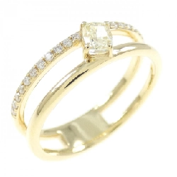 【Sản phẩm mới】Nhẫn kim cương K18YG 0.26CT