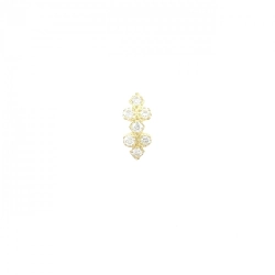 K18YG Bông tai kim cương một bên - Hàng hiệu Chính hãng