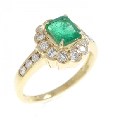 Nhẫn Emerald K18YG 0.51CT - Hàng hiệu Chính hãng