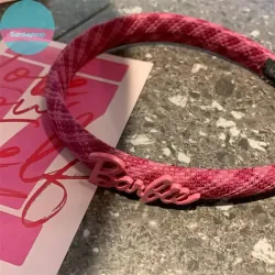 Cài tóc Barbie, màu hồng đậm, còn mới, chỉ vừa dùng 1 lần, chính hãng