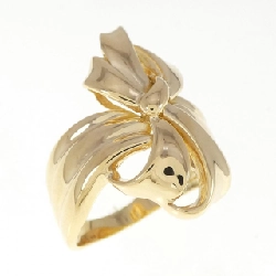 K18YG Nhẫn Ruy Băng - Hàng hiệu Chính hãng