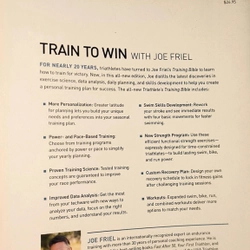 Sách học bơi chuyên sâu (tiếng Anh): THE TRIATHLETE'S TRAINING BIBLE (Khổ lớn, dày nặng) 476880