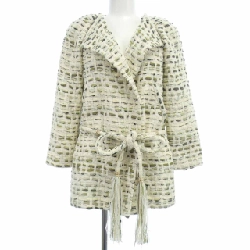 Áo khoác không cổ CHANEL - Hàng hiệu Authentic