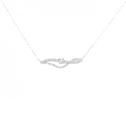 Dây chuyền kim cương K18WG 0.20CT - Hàng hiệu Chính hãng