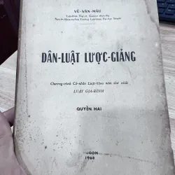 Dân luật lược giảng - Vũ Văn Mẫu  757791