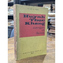 Huỳnh Thúc Kháng con người và thơ văn - Nguyễn Q.Thắng 1020006