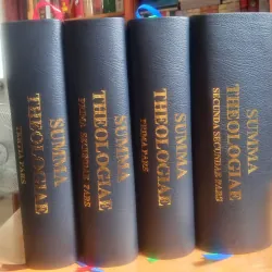 Tổng luận thần học thánh TOMA AQUINO ( Bộ 4 cuốn bìa da , 4 tiếng  Anh–Việt–Latinh–Pháp ) 931664