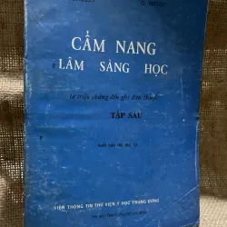  Cẩm nang lâm sàng học  - FATTORUSSO & O. RITTER - tập 6