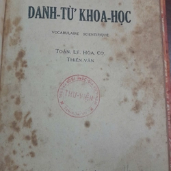 DANH TỪ KHOA HỌC - Hoàng Xuân Hãn 272233