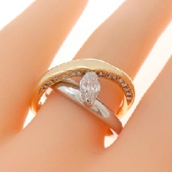 Nhẫn kim cương K18YG/PT900 0.390CT - Hàng hiệu Authentic 852594