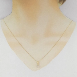 K18YG Hoa Kim Cương Dây Chuyền 0.11CT - Hàng hiệu Chính hãng 860594