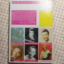CHUYỆN TÌNH CÁC NHẠC SĨ TIỀN CHIẾN • Bản in năm 1996 763793