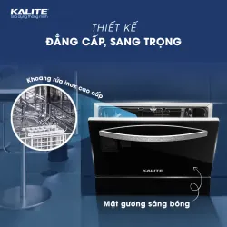 Máy Rửa Bát Kalite KWD9141 – Nhỏ Gọn, Sấy Turbo, Chuẩn Bếp Hiện Đại 726157