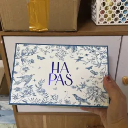 Túi xách Hapas màu trắng kem 1030430