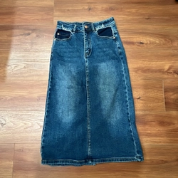 Chân váy bò Quảng Châu cao cấp siêu co giãn mới 99% 455831